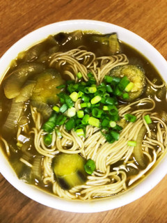 茄子たっぷりカレー蕎麦-レシピのメイン写真