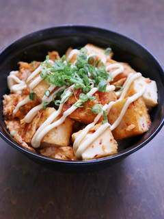 ランチに!厚揚げとキムチのかんたん丼-レシピのメイン写真