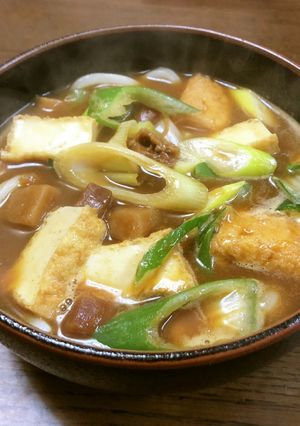 簡単!!おでんの出汁でカレーうどん-レシピのメイン写真