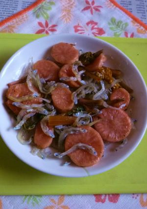 おじゃこの酢のもの＋日野菜漬けのタパス-レシピのメイン写真