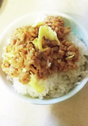 納豆バターご飯(´>∀<｀)ゝ-レシピのメイン写真