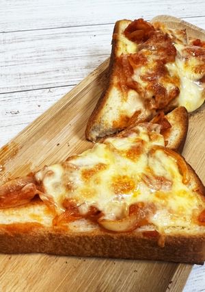 ツナのピザトースト-レシピのメイン写真
