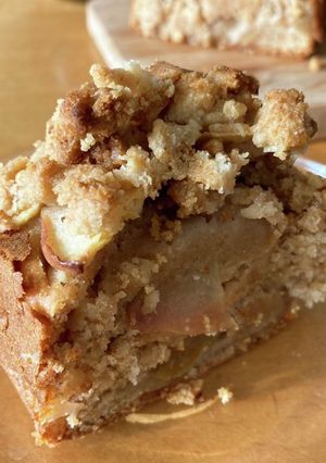 ヴィーガン☆りんごとクランブルのケーキ-レシピのメイン写真