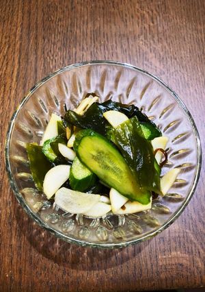 お手軽!カブと胡瓜とワカメの昆布和え✨-レシピのメイン写真