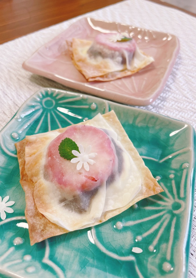 しゅうまいの皮deいちごのデザート-レシピのメイン写真