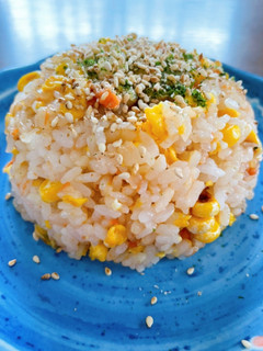 【5分で】鮭マヨコーン炒飯【子供大好き】-レシピのメイン写真