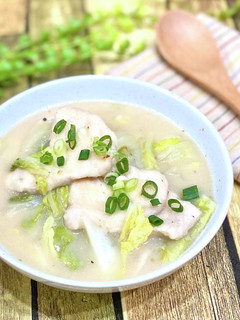 鶏むねと白菜の甘酒スープ-レシピのメイン写真