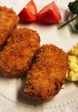 カニカマとカニ缶で★カニクリームコロッケ-レシピのメイン写真
