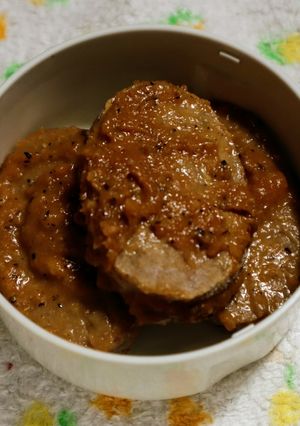 《埼玉発》 味噌だれハンバーグ（弁当用）-レシピのメイン写真