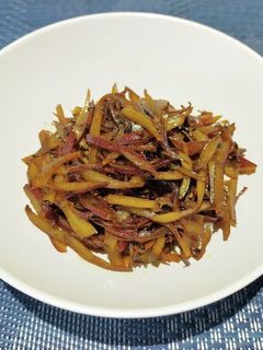 さつまいもの皮きんぴら-レシピのメイン写真