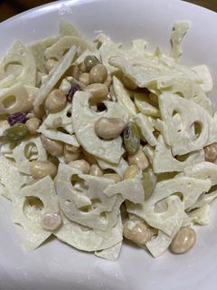 れんこんと大豆のサラダ-レシピのメイン写真