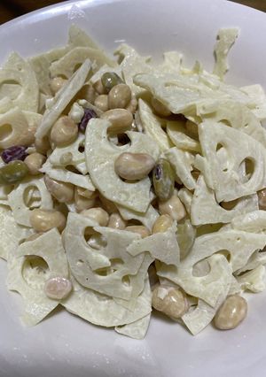 れんこんと大豆のサラダ-レシピのメイン写真