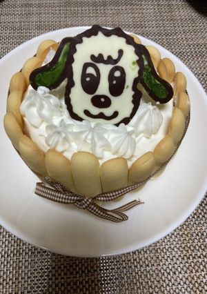 かわいい♡わんわんケーキ-レシピのメイン写真
