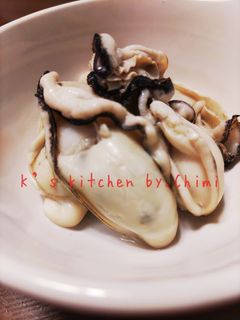 簡単!ぷっくり牡蠣の酒蒸し-レシピのメイン写真