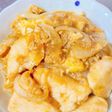 鶏胸肉のとろとろ卵とじ