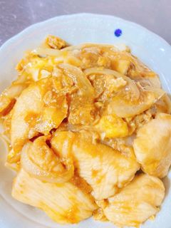 鶏胸肉のとろとろ卵とじ-レシピのメイン写真