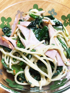 ほうれん草でスパサラ-レシピのメイン写真