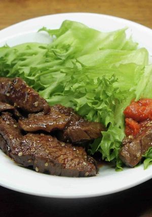 牛肉の壺漬けでレタス巻き-レシピのメイン写真