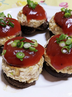 椎茸の肉詰め☆甘酢あん-レシピのメイン写真