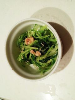 簡単な水菜サラダ-レシピのメイン写真