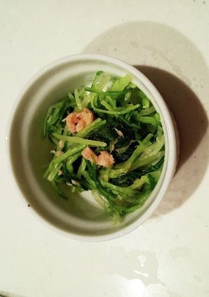 簡単な水菜サラダ-レシピのメイン写真