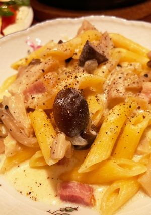 きのこクリームパスタ☆ホットクック-レシピのメイン写真
