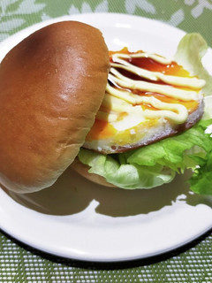 お家で!てりたまバーガー-レシピのメイン写真