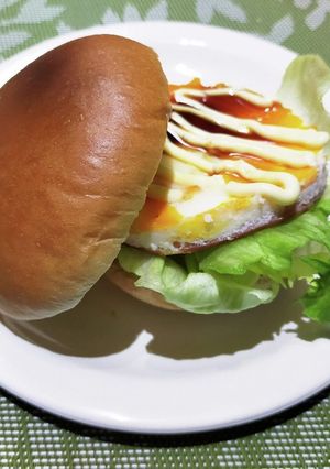 お家で!てりたまバーガー-レシピのメイン写真