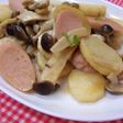 魚肉ソーセージと長芋のピリッと炒め