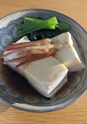 一人暮らしʕ·ᴥ·ʔ湯豆腐-レシピのメイン写真