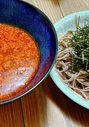 ガツンと濃い旨辛つけ蕎麦-レシピのメイン写真