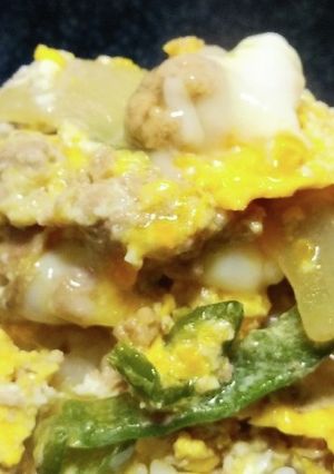 ぶっこみ☆野菜のひき肉丼♪-レシピのメイン写真