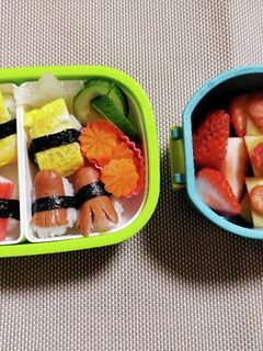 2歳男の子♪お寿司風弁当-レシピのメイン写真
