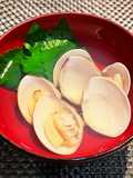 ひな祭りに　簡単！はまぐりのお吸い物