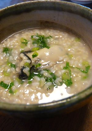 牡蠣の玄米粥-レシピのメイン写真