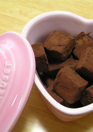 ほんのり苺味の生チョコ-レシピのメイン写真