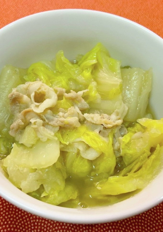 減塩❁ 白菜と豚バラ肉の煮物-レシピのメイン写真
