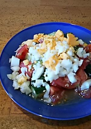 ピピラーナ(魚介類と各切り野菜のサラダ)-レシピのメイン写真