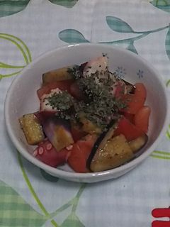 蛸(タコ)と茄子(ナス)のマリネ-レシピのメイン写真