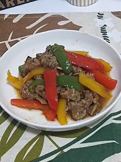 ピーマンと牛肉のオイスターソース炒め-レシピのメイン写真