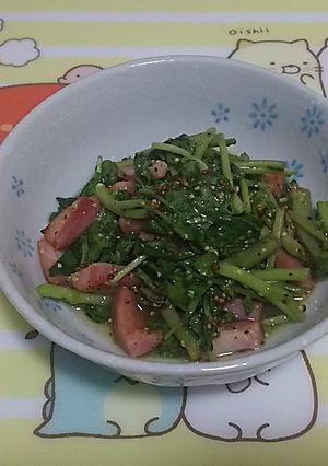 クレソンとベーコンのサラダ-レシピのメイン写真