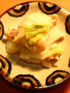鳥とトロトロ白菜の炒め煮。旬・時短・節約-レシピのメイン写真