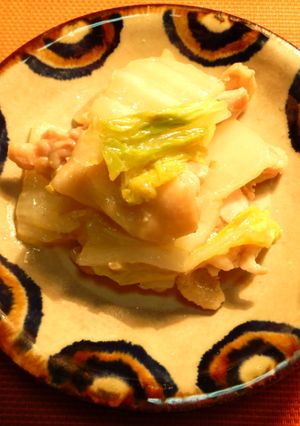 鳥とトロトロ白菜の炒め煮。旬・時短・節約-レシピのメイン写真