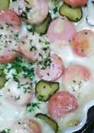 お魚ソーセージのピクルス・グラタン-レシピのメイン写真