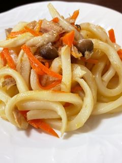 子供大好き!ツナの焼きうどん!-レシピのメイン写真