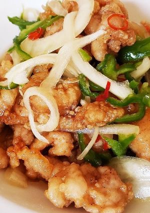 豚ロース薄切り肉で揚げ南蛮-レシピのメイン写真