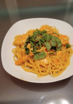 海老のアーリオ・オーリオパスタ-レシピのメイン写真