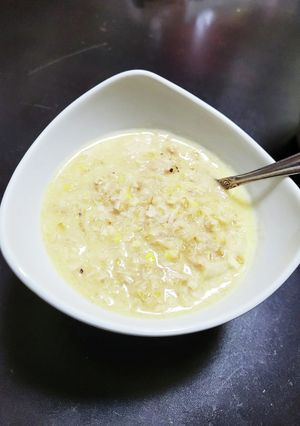 簡単オートミール食！濃厚カルボナーラ味！-レシピのメイン写真