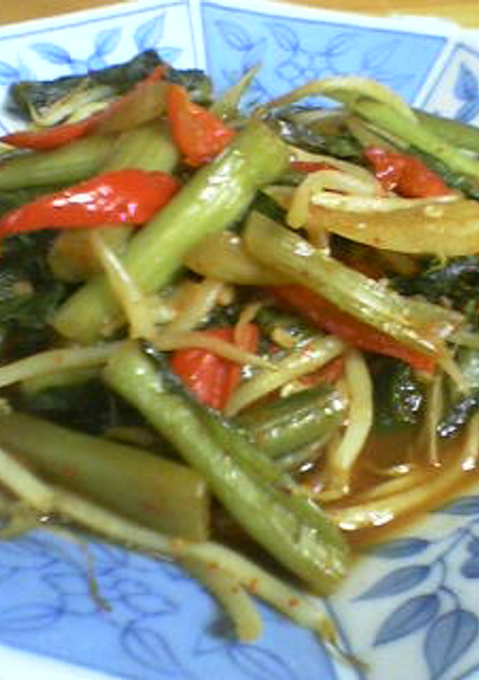 ＃もやしと野沢菜のかんたん中華炒め＃-レシピのメイン写真