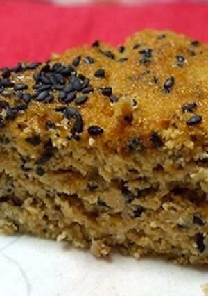 黒糖とゴマのおからケーキ♪-レシピのメイン写真